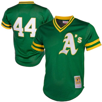 mens mitchell and ness reggie jackson green oakland athleti